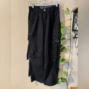 VIP black cargo pants